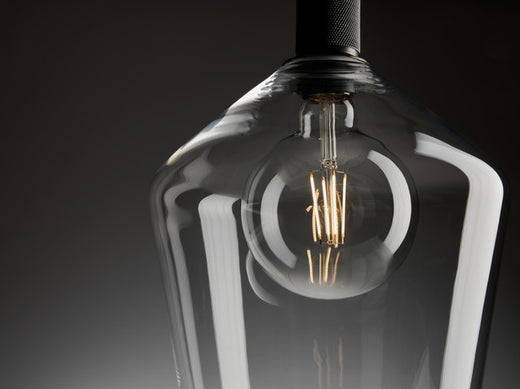 Showcasing our Premium European Hand-Blown Clear and Smoked Glass Lighting