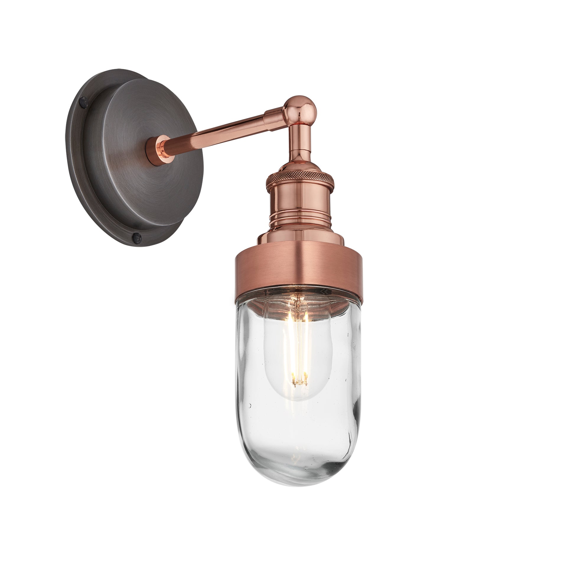 Brooklyn Outdoor & Bathroom Wall Light - Copper