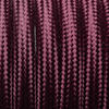 Plum Round Fabric Flex - 3 Core Braided Cloth Cable Lighting Wire Industville FL-R-PL