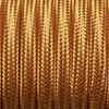 Gold Round Fabric Flex - 3 Core Braided Cloth Cable Lighting Wire Industville FL-R-GD